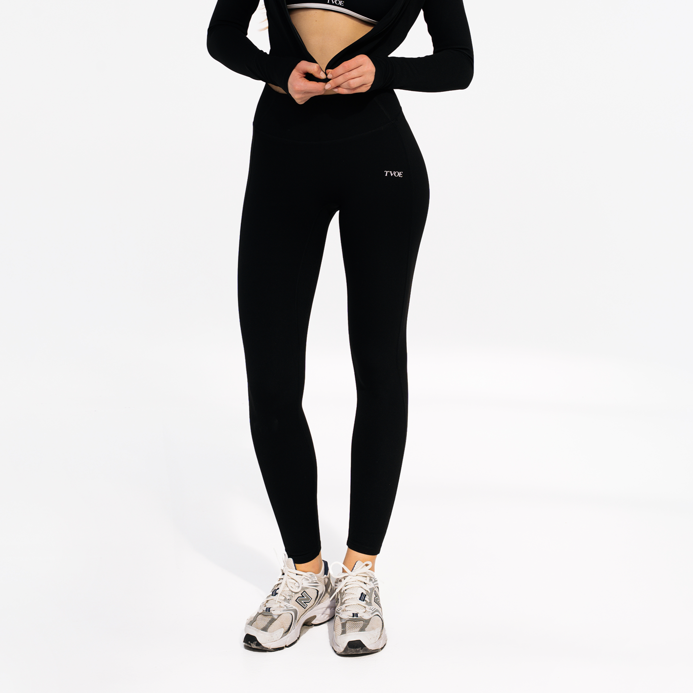 High-waisted Leggings – Leggings, premium Italian fabric | TVOE Swim — photo 3