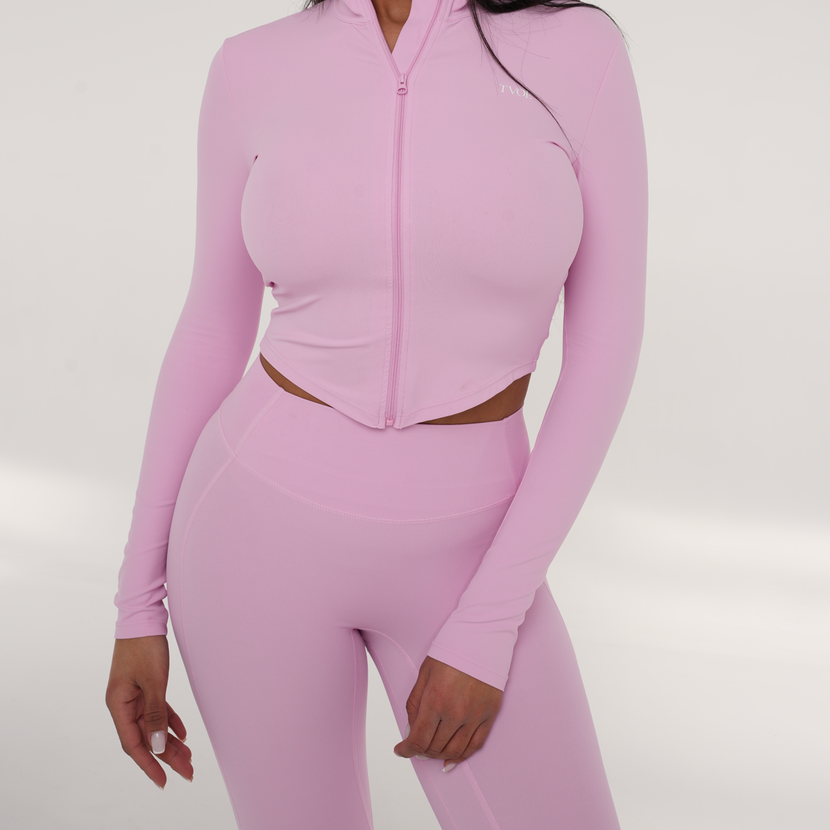 Pink Pure Motion Set – activewear set, premium Italian fabric | TVOE Swim — photo 9